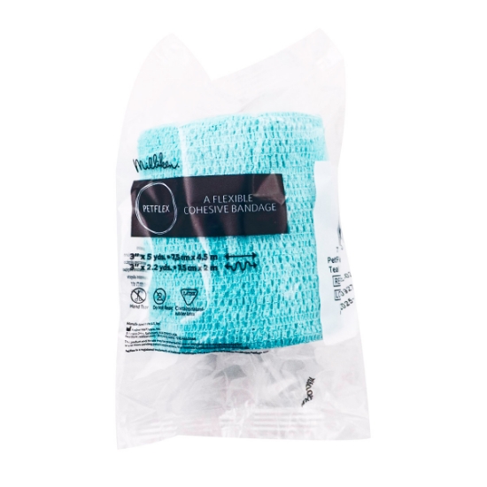 Picture of PETFLEX BANDAGE TEAL 3in x 5yds - 24/pkg