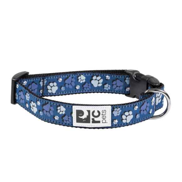 Picture of COLLAR CANINE RC CLIP Adjustable Fresh Tracks Blue - 5/8in x 7in - 9in