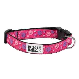 Picture of COLLAR RC CLIP Adjustable Fresh Tracks Pink - 5/8in x 7in - 9in