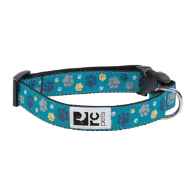 Picture of COLLAR CANINE RC CLIP Adjustable Fresh Tracks Teal - 5/8in x 7in - 9in