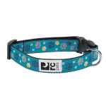 Picture of COLLAR CANINE RC CLIP Adjustable Fresh Tracks Teal - 3/4in x 9in -13in