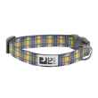 Picture of COLLAR RC CLIP Adjustable Marigold Plaid - 3/4in x 9in -13in