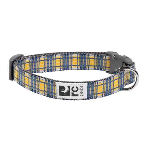 Picture of COLLAR CANINE RC CLIP Adjustable Marigold Plaid - 1in x 12in -20in