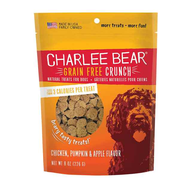 Picture of TREAT CANINE CHARLEE BEAR CRUNCH with Pumpkin and Apple - 8oz/226g