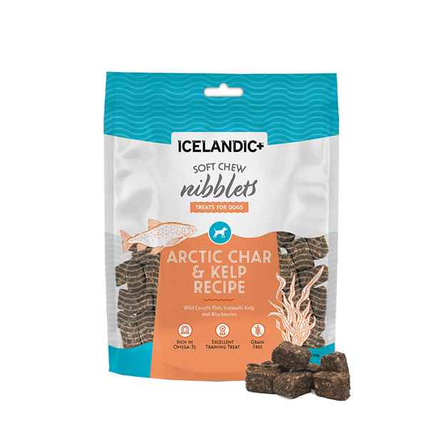 Picture of TREAT CANINE ICELANDIC FISH Soft Chew Nibblets Arctic Char and Kelp - 2.25oz