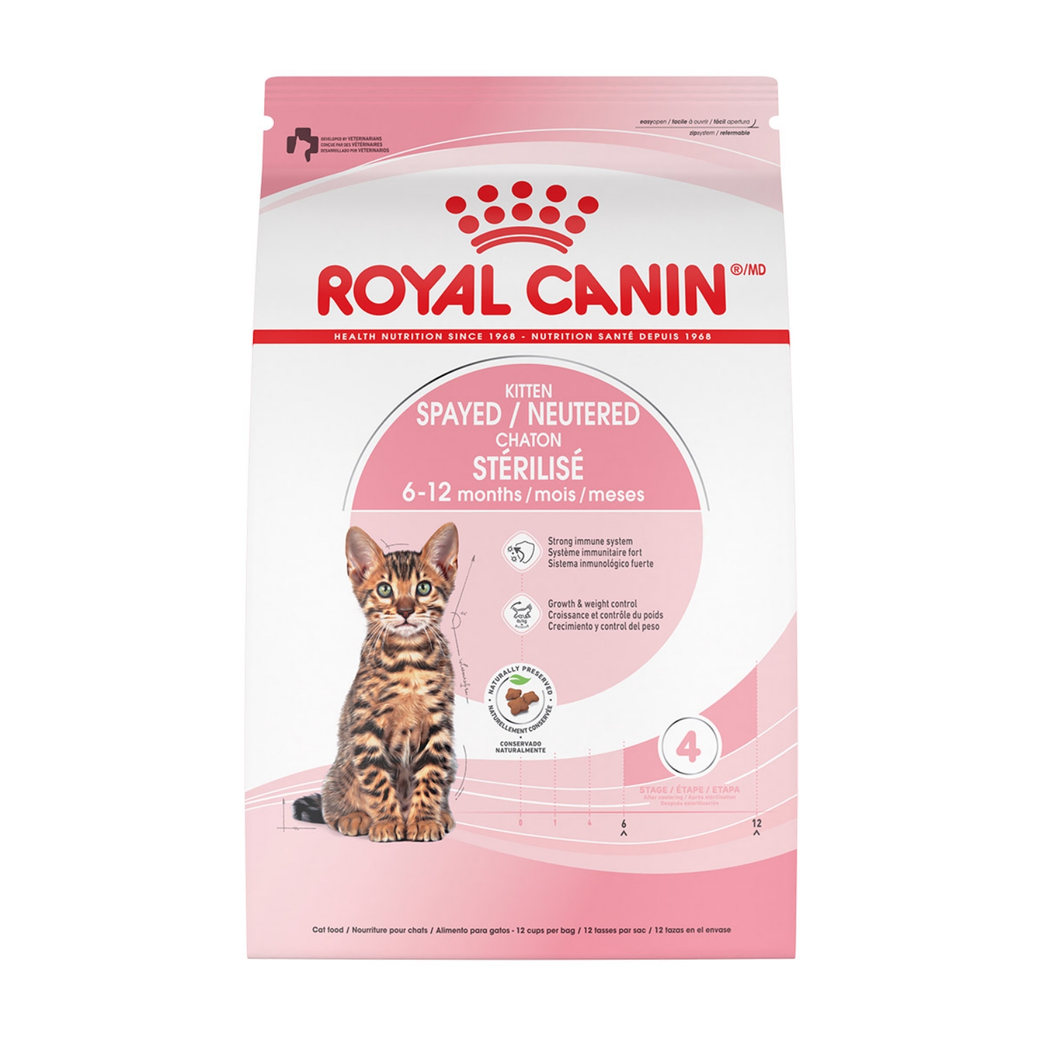 Picture of Royal Canin Veterinary Diet KITTEN Spayed/Neutered Dry Cat Food - 1.14kg
