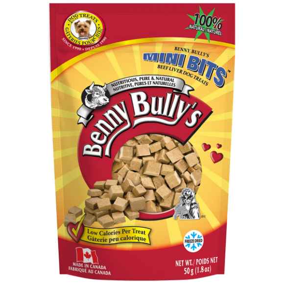 Picture of TREAT LIVER MINI BITS Benny Bullys - 1.8oz/ 50g