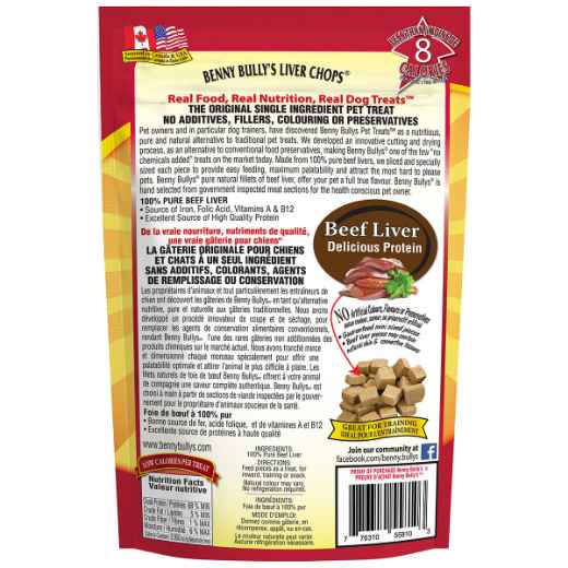 Picture of TREAT LIVER MINI BITS Benny Bullys - 5.2oz/148g