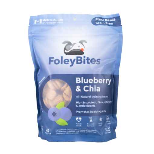 Picture of TREAT CANINE FOLEYBITES Bluberry & Chia - 14.10oz / 400g