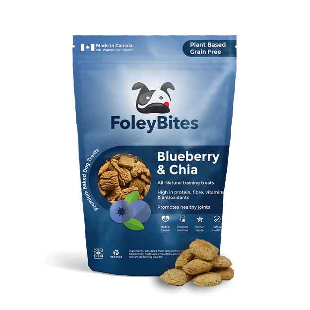 Picture of TREAT CANINE FOLEYBITES Bluberry & Chia - 14.10oz / 400g