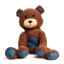 Picture of TOY DOG FABDOG FLOPPY Teddy Bear - Small