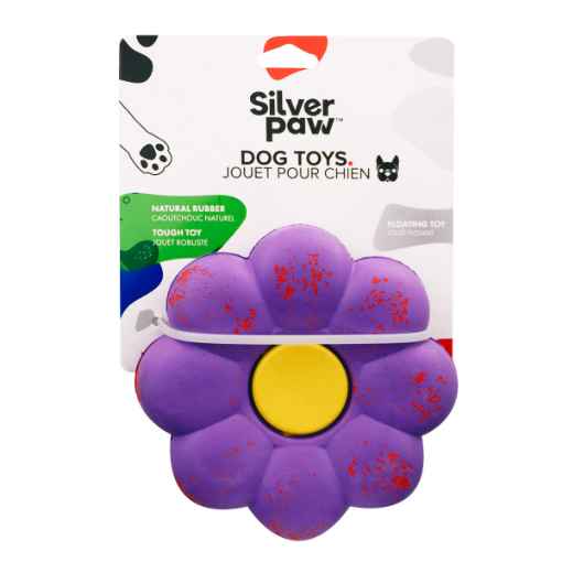 Picture of TOY CANINE SILVER PAW NATURAL RUBBER - Flower