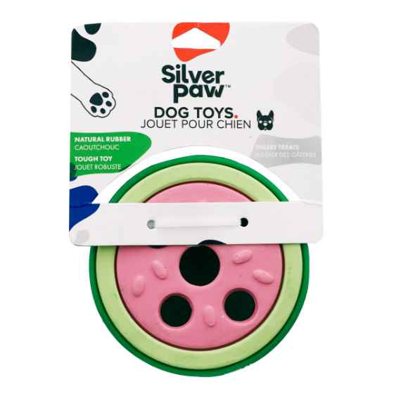 Picture of TOY CANINE SILVER PAW NATURAL RUBBER - Watermelon