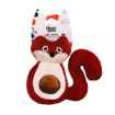 Picture of TOY FELINE SILVER PAW SQUIRREL and NUT - 5.5in x 5in x 1.5in