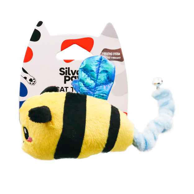 Picture of TOY FELINE SILVER PAW VIBRATING BUMBLE BEE - 7in x 3.5in x 2.25in