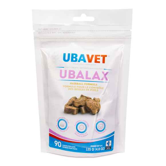 Picture of UBAVET UBALAX HAIRBALL FORMULA FLAVORED CHEW - 90's