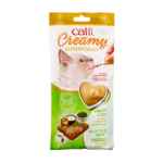 Picture of TREAT FELINE CATIT CREAMY SUPERFOOD Chicken Recipe with Coconut and Kale - 4 x 10g