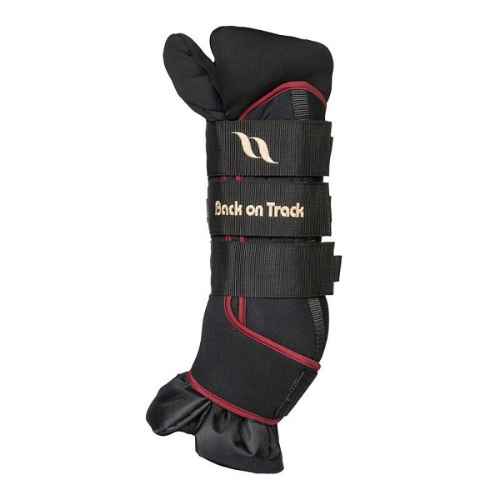 Picture of BACK ON TRACK EQUINE ROYAL QUICK WRAP DELUXE WINE MED 40cm - Pair