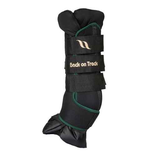 Picture of BACK ON TRACK EQUINE ROYAL QUICK WRAP DELUXE GREEN MED 40cm - Pair