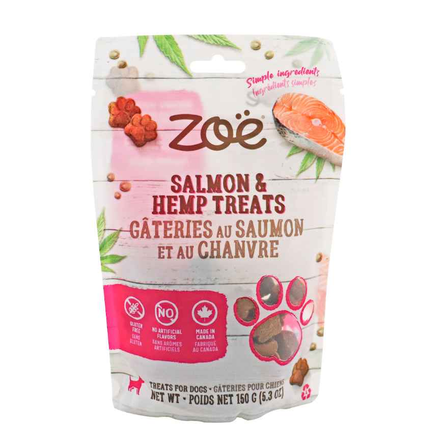 Picture of TREAT CANINE ZOE HEMP TREATS Salmon and Hemp - 5.3oz/150g