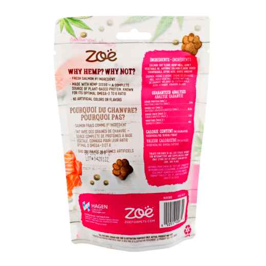 Picture of TREAT CANINE ZOE HEMP TREATS Salmon and Hemp - 5.3oz/150g