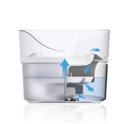 Picture of Fountain Zeus Fresh & Clear Drinking Translucent W/ Splash Guard- 50.7oz/1.5l