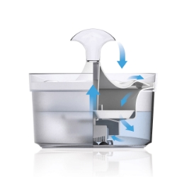 Picture of Fountain Zeus Fresh & Clear Drinking Translucent W/ Spout-50.7oz/1.5l