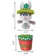 Picture of TOY DOG KONG PUZZLEMENTS Surprise Flower Pot - Medium