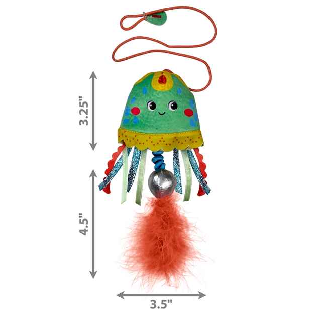Picture of TOY CAT KONG TEASER Jellyfish - Assorted Colours