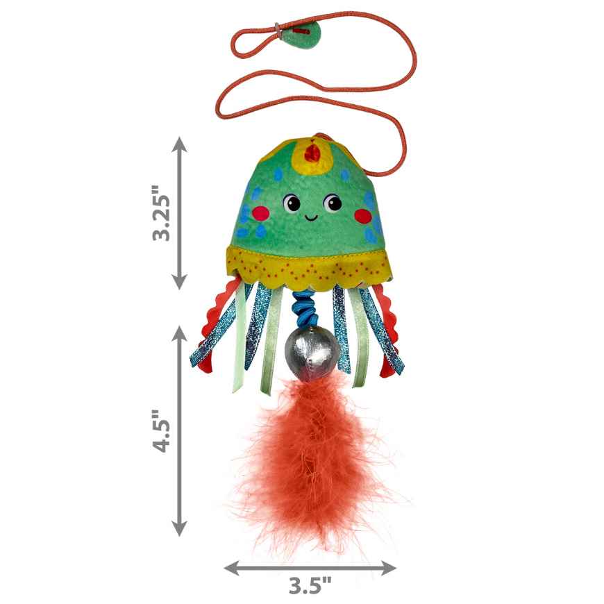 Picture of TOY CAT KONG TEASER Jellyfish - Assorted Colours