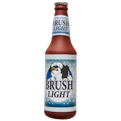 Picture of TOY DOG FUN BEVERAGES Brush Light Bottle - 9in