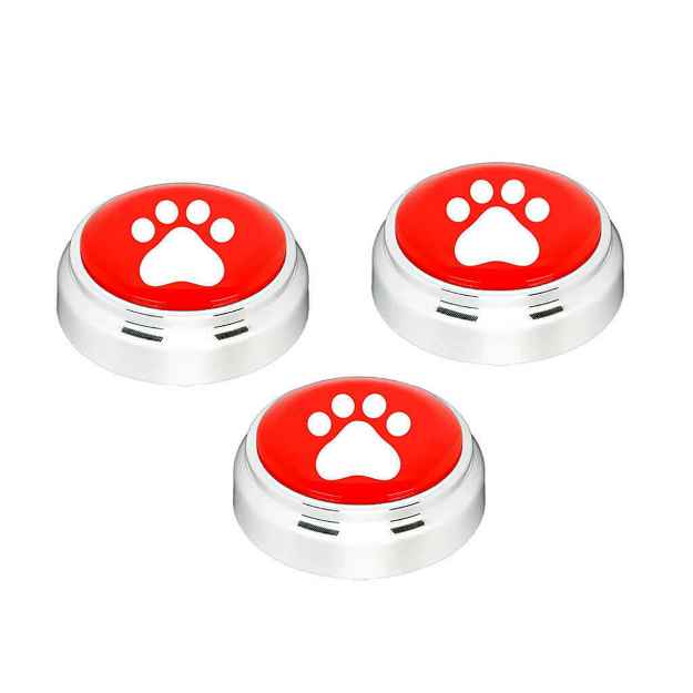 Picture of TOY DOG EASY-TALK Recordable Buttons Set - 3/pk