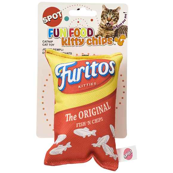 Picture of TOY CAT FUN FOOD Kitty Chips Assorted - 5in