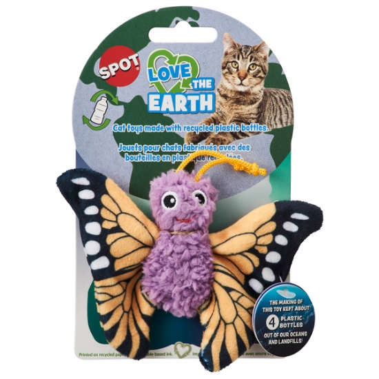 Picture of TOY CAT LOVE THE EARTH Butterfly Assorted - 4in