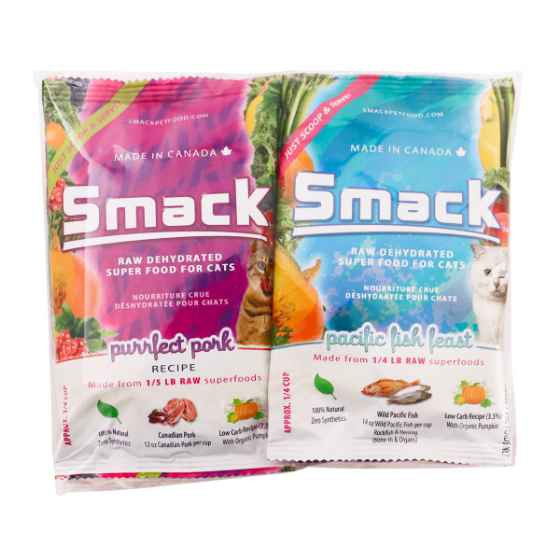 Picture of FELINE SMACK RAW SUPER FOOD DEHYDRATED SAMPLE VARIETY PACK - 30 x 25g