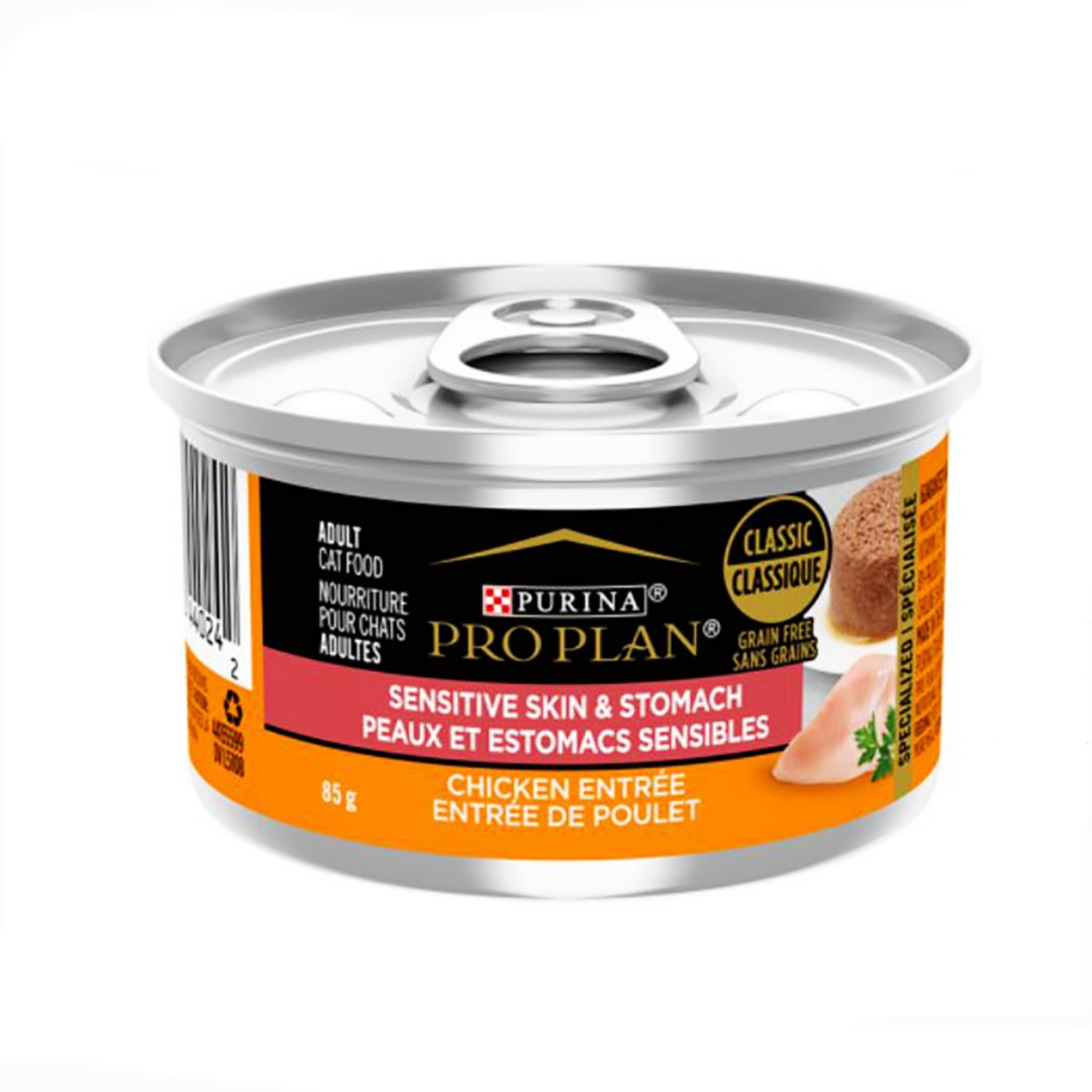 Picture of Purina Pro Plan Sensitive Skin & Stomach Chicken Wet Cat Food - 24 X 85gm Cans