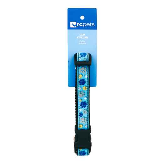 Picture of COLLAR CANINE RC CLIP Adjustable Fresh Tracks Teal - 3/4in x 9in -13in