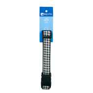 Picture of COLLAR RC CLIP Adjustable Black Gingham - 1in x 12in -20in