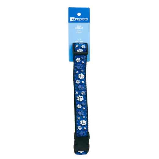 Picture of COLLAR CANINE RC CLIP Adjustable Fresh Tracks Blue - 1in x 15in -25in