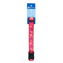 Picture of COLLAR CANNE RC CLIP Adjustable Fresh Tracks Pink - 1in x 15in -25in