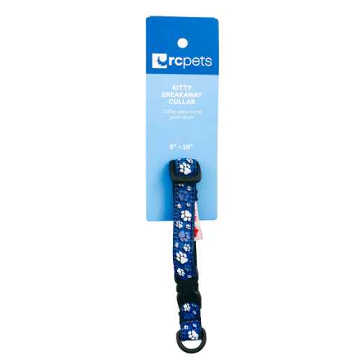 Picture of COLLAR FELINE RC BREAKAWAY Fresh Tracks Blue - 1/2in x 8in - 10in