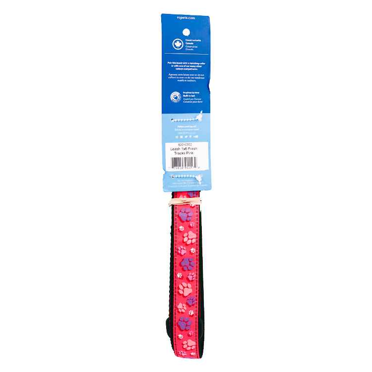 Picture of LEAD CANINE RC Fresh Tracks Pink - 1in x 6ft