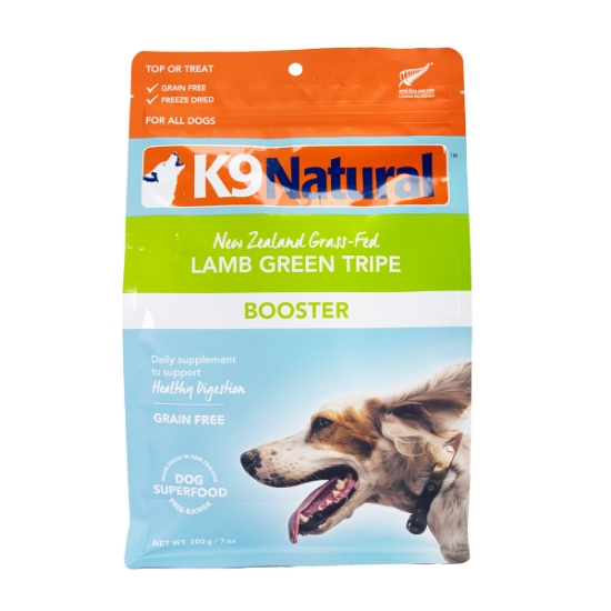 Picture of TREAT CANINE K/9 NATURAL LAMB GREEN TRIPE BOOSTER - 200g / 7oz