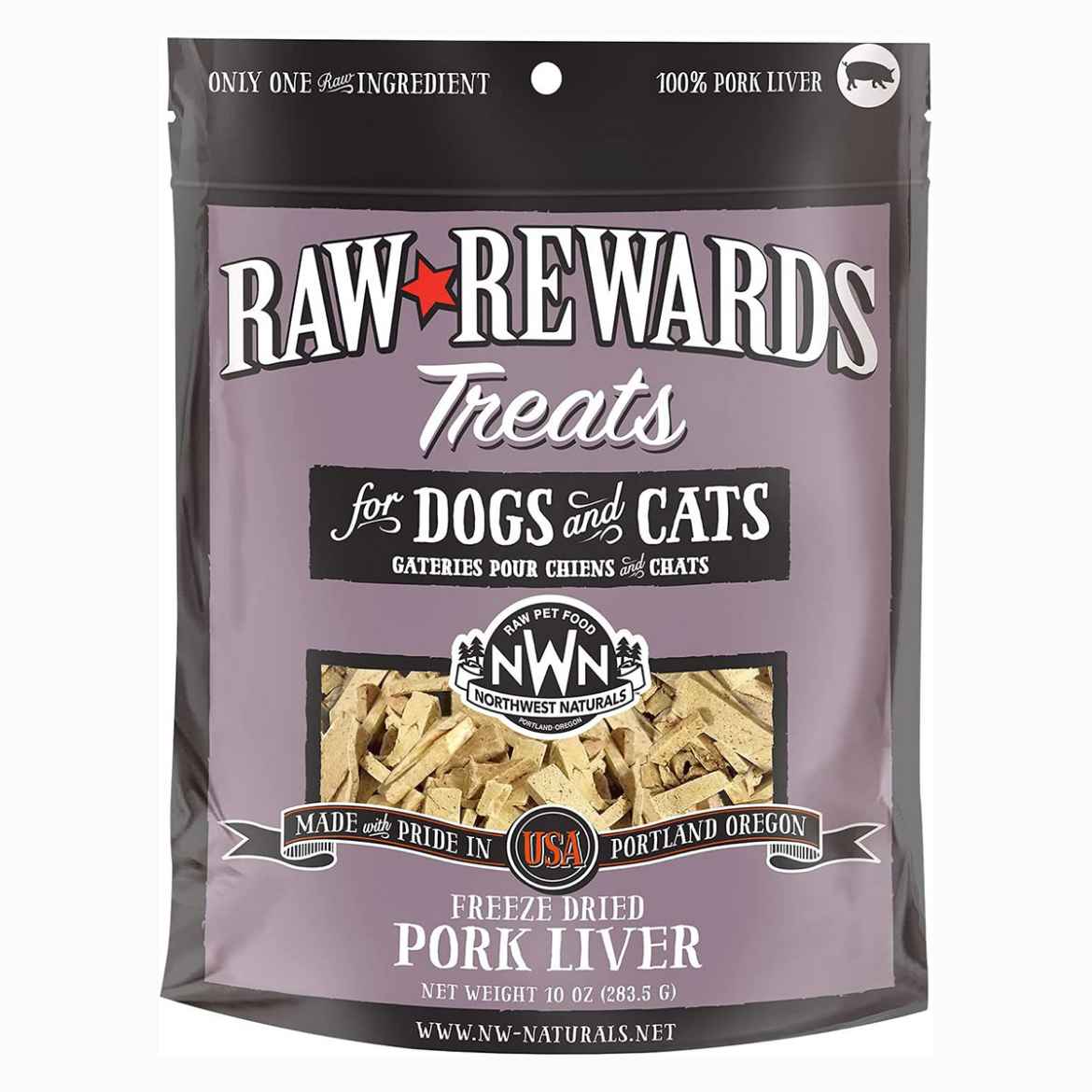 Picture of TREAT NW NATURALS RAW REWARDS FD Pork Liver - 283.5g/10oz