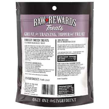 Picture of TREAT NW NATURALS RAW REWARDS FD Pork Liver - 85.05g/3oz