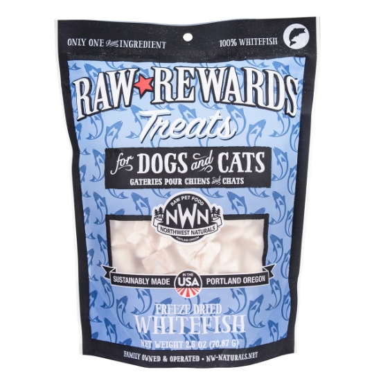 Picture of TREAT NW NATURALS RAW REWARDS FD Whitefish - 70.87g/2.5oz