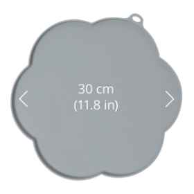 Show details for CATIT FLOWER PLACEMAT Grey - 30cm/11.8in Picture of CATIT FLOWER PLACEMAT Grey - 30cm/11.8in
