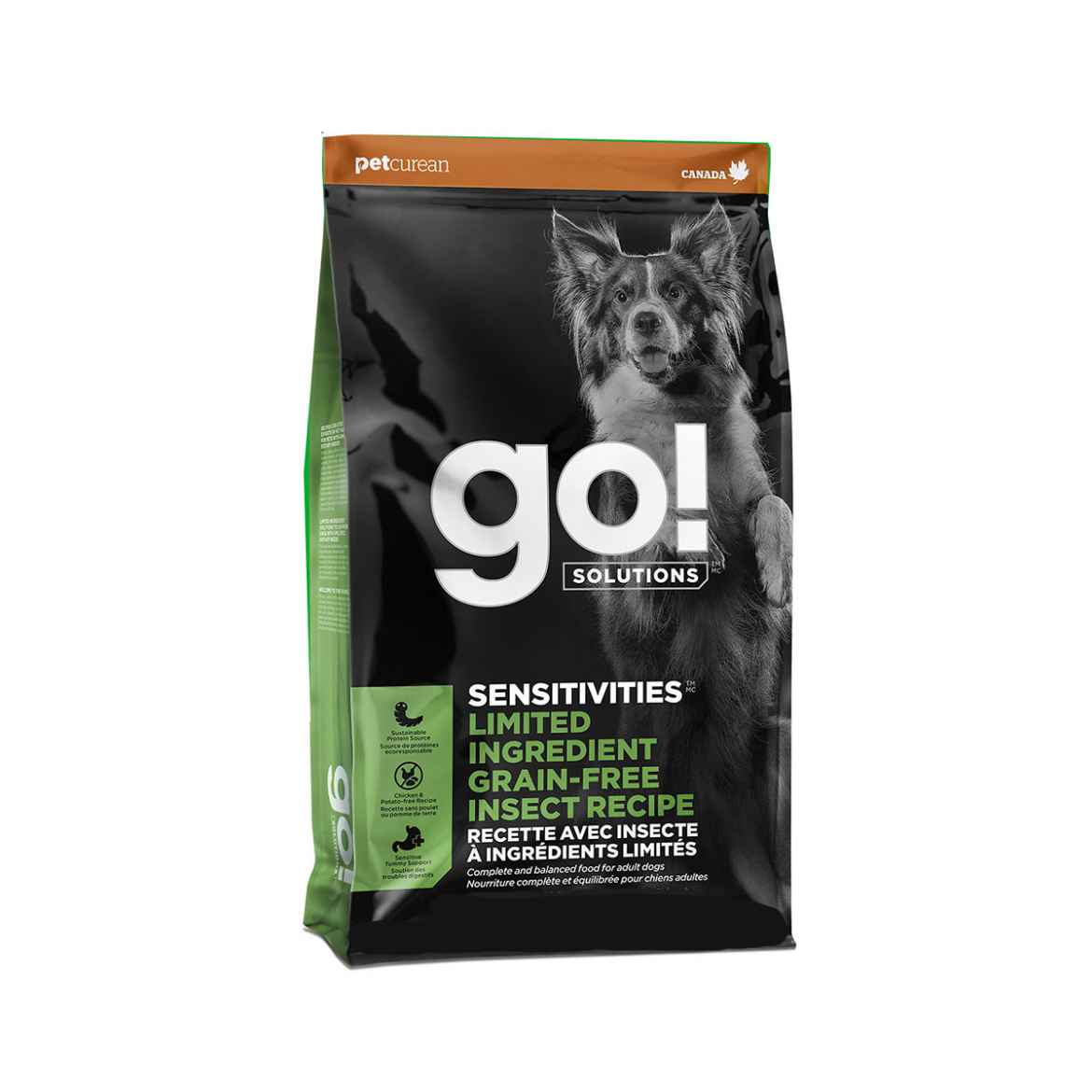 Picture of CANINE GO! SENSITIVITIES  L.I.D. GF INSECT RECIPE - 22lb/10kg