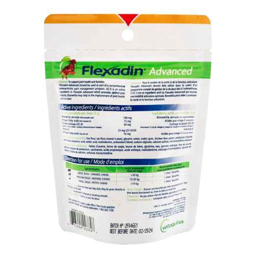 Picture of FLEXADIN ADVANCED CANINE CHEWABLES with BOSWELLIA - 30's