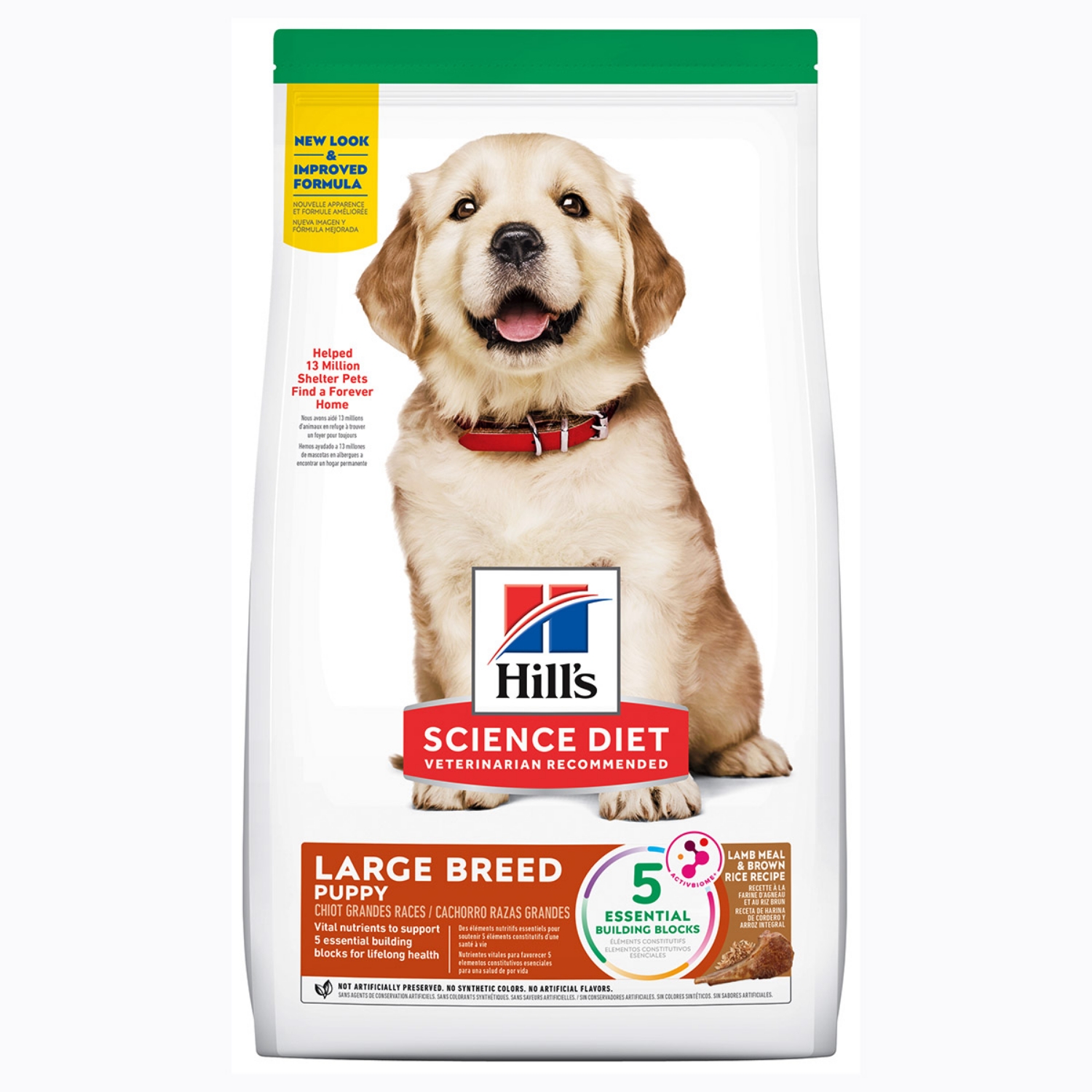 Picture of Hills Science Diet Puppy Large Breed Lamb & Rice Dog Food- 30lb/13.6kg